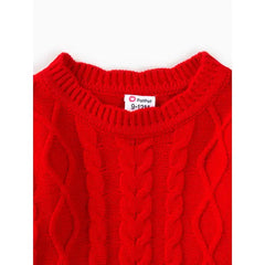 Patpat Baby Girl Christmas Sweet Dress Red