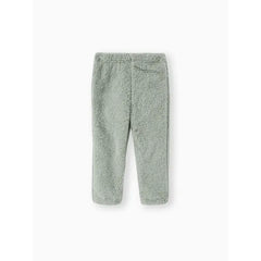 Patpat Toddler Girl/Toddler Boy 2pcs Fuzzy Hoodie Sweatshirt and Pants Set green