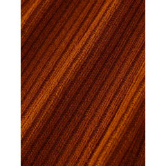 Patpat Toddler Girl Turtleneck Solid Color Ribbed Long-sleeve Dress Brown