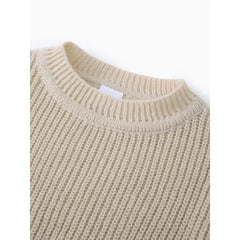 Patpat Baby/Toddler Boy/Girl Textured Sweater Apricot