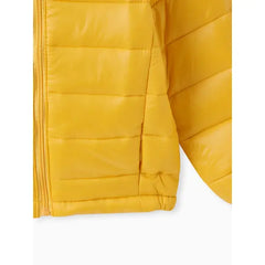 PATPAT Kid Boy/Kid Girl Hooded Cotton-Padded Jacket Yellow