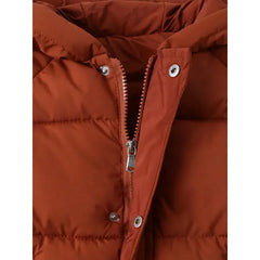 Patpat Toddler/Kid Boy/Girl Hooded Long Cotton-Padded Jacket Coat Brown