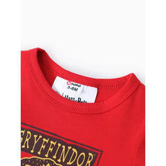 Patpat Harry Potter Baby Boy/Girl 1pc Long-sleeve Cotton Jumpsuit Red