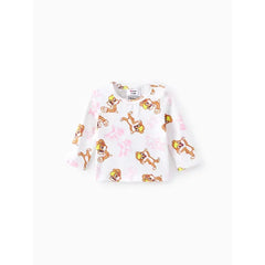 Looney Tunes Baby Boy/Girl Character Graphic Print Top or Jumpsuit Pink