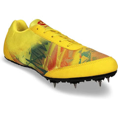 Nivia Zion-1 Running Spikes Shoes Yellow 40 EU