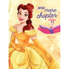 Patpat Disney Princess Toddler/Kids Girl 2pcs Character Print Long-sleeve Top and Pants Set Yellow