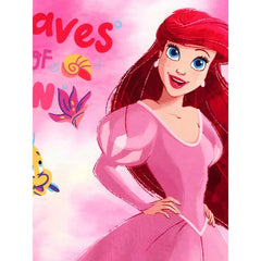 Patpat Disney Princess Toddler/Kids Girl 2pcs Character Print Long-sleeve Top and Pants Set pink