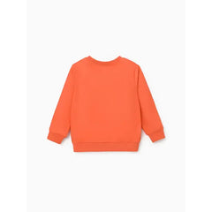 Patpat Disney Winnie the Pooh Toddler Girl Character Print Long-sleeve Sweatshirt Orange