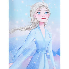 PATPAT Disney Frozen Toddler Girl 1pc Elsa Anna Sequin Ruffle Dress Blue