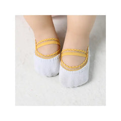 PATPAT Baby / Toddler Stylish Solid Lace Trim Socks Light gray