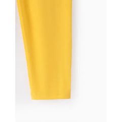 Patpat Toddler Girl Casual Pants Yellow