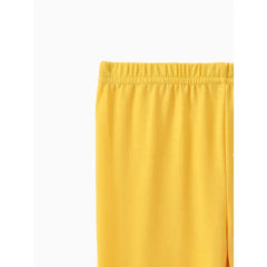 Patpat Toddler Girl Casual Pants Yellow