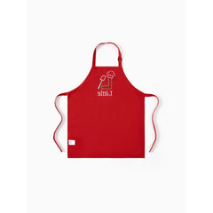 PATPAT Mommy and Me Red Christmas Aprons 100% Cotton Embroidered Baking Theme kid