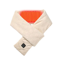 Rbaofujie USB Heated Scarf Rechargeable Neck Heating Pad Neck Warmer Three Temp Setting