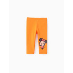 PATPAT Disney Mickey and Friends Baby/Toddler 2pcs Top and Leggings Set Brown