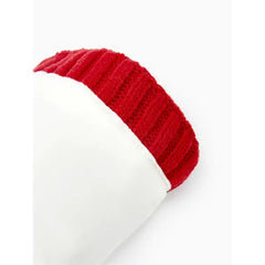 PATPAT Red Christmas Hat Matching Family Cute Fleece-lining Knitted Hat for girl