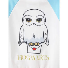 PATPAT Harry Potter Toddler/Kid Boy/Girl 1pc Owl/Logo Pattern Colorblock Jacket Blue