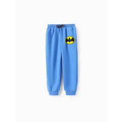 PATPAT Justice League Toddler/Kid Boy 2pcs Batman Striped Top And Pants Set Blue