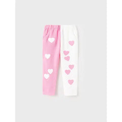 PATPAT Toddler/Kid Girl Sweet Heart-shaped 100% Cotton Jeans