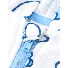 PATPAT The Smurfs Baby/Toddler Boy/Girl 1pc 3D Ears Character Pattern Zipper Hooded Jacket White