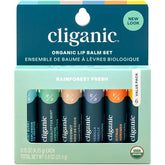Cliganic Organic Lip Balm Set – 100% Natural Hydrating & Moisturizing Lip Care for Dry, Cracked Lips – 6 Flavors, Bulk Packs Available (6, 12 & 24 Tubes) – Stocking Stuffer Gift for Men & Women