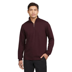 Chaps Men's & Big Men's Camden Quarter Zip Knit Sweater