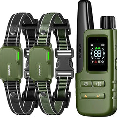 Jugbow Dog Shock Collar - 4200FT Dog Training Collar with Remote IPX7 Waterproof Electric Collar with 4 Training Modes, Security Lock, Rechargeable e-Collar for All Breeds, Sizes Cyan Blue