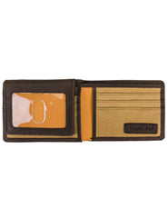 Timberland PRO mens Leather RFID Wallet With Removable Flip Pocket Card Carrier Wallet - Dark Brown/Pullman
