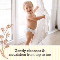 Aveeno Baby, Daily Care Hair & Body Wash, gently cleanses and nourishes from head to toe, gently fragranced, ideal for newborns - 250ml.