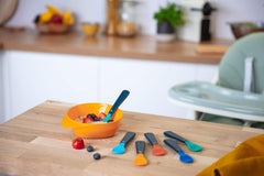 Tommee Tippee Easigrip™ Self-Feeding Weaning Spoons, Chunky Handles With Deep And Wide Spoon Base, 4M+, Pack Of 5