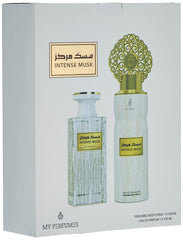 Arabiyat Intense Musk Perfume Gift Set For Unisex, Eau De Parfum, 100 ml + Deodorant, 200 ml