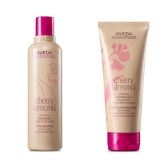 Aveda Cherry Almond Softening Shampoo & Conditioner Duo for Normal to Dry Hair with Coconut Oil & Shea Butter Silicone Free 8.5 Fl Oz