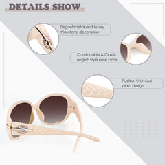 Polarized Sunglasses for Women Oversized Sun Glasses Fashion Shades SUNIER S85