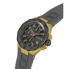 Guess Men's Watch R2 GW0803G1 Silicone, gold, Bracelet