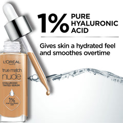 L'Oréal Paris True Match Nude Hyaluronic Tinted Serum - Medium 4-5, 1 fl. oz.