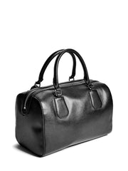 Guess Factory Women's Alder Box Satchel, Lather Material - Black - LE676709