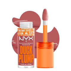 NYX PROFESSIONAL MAKEUP DUCK PLUMP LIP PLUMPING LACQUER, HIGH PIGMENT, HIGH SHINE, HIGH SPARKLE LIP GLOSS - NUDE SWINGS