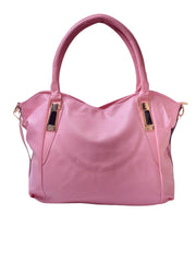 Purses and Handbags for Womens Top Soft Satchel Shoulder Tote Bags Wallets - Pink