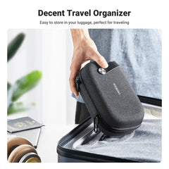 UGREEN Electronic Organizer, Travel Organizer for Electronics Accessories Water-resistant Shockproof External Hard Drive Case Small Travel Case for Cables, Chargers, SD Cards, Hard Disk, Flash Drives