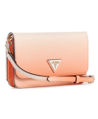 GUESS Womens Noelle Crossbody Flap Organizer Handbag (pack of 1)