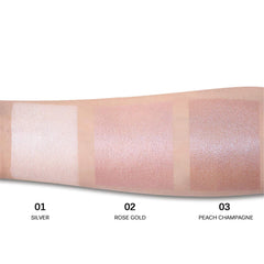 SACE LADY Liquid Pearl Highlighter Makeup Shimmer and Shine Ultra-Smooth Radiant Illuminator For Face Cheekbone Body Glow Bronzer Glitter Illuminating Highlighters Makeups, 0.2Fl Oz
