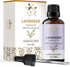 Lavender Essential Oil 30ml | 100% Pure and Natural Therapeutic Grade for Massage Aromatherapy Relaxation Sleep Laundry Meditation Skin Diffuser Fragrance | 1 fl. Oz