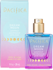 Pacifica Beauty Dream Moon Spray Perfume Pink Rose, Sandalwood, Patchouli Notes Natural + Essential Oils Clean Fragrance Vegan + Cruelty Free, 1 Fl Oz (Pack of 1)