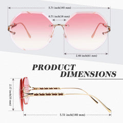 Polarized Sunglasses for Women Oversized Sun Glasses Fashion Shades SUNIER S85