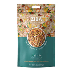 Ziba Foods Trail Mix | Non-GMO, Vegan, Whole 30 Friendly & Paleo | Superfood Naturally High in Fiber, Iron and Immune Boosting Antioxidants | Sweet & Savory Healthy Snack, 150 grams