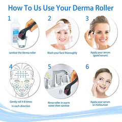 N.Y.N Beauty Derma Roller for Hair Growth and Ice Face Roller Silicone Facial Cube for Eyes and Neck Massage to Remove Dark Circles