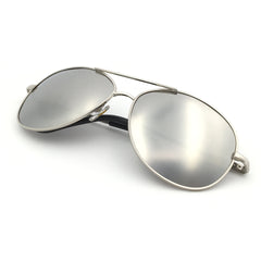 J+S Premium Military Style Classic Aviator Sunglasses, Polarized, 100% UV protection for Men Women