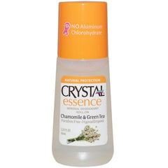 Crystal Essence Deodorant Roll-On 2.25oz Chamomile/Green Tea (2 Pack)