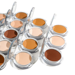 PÜR 4-in-1 Pressed Mineral Makeup SPF 15 Powder Foundation with Concealer & Finishing Powder- Medium to Full Coverage Foundation- Mineral-Based Powder- Cruelty-Free & Vegan Friendly- Light
