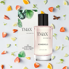 TMAX Scents Bombshells Perfume Fragrance for Women Impression of V.s Bomb shel 50ml Extrait de Parfum Ladies Perfume
